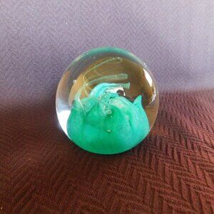 Caithness Scotland Seafoam paperweight mint condition
